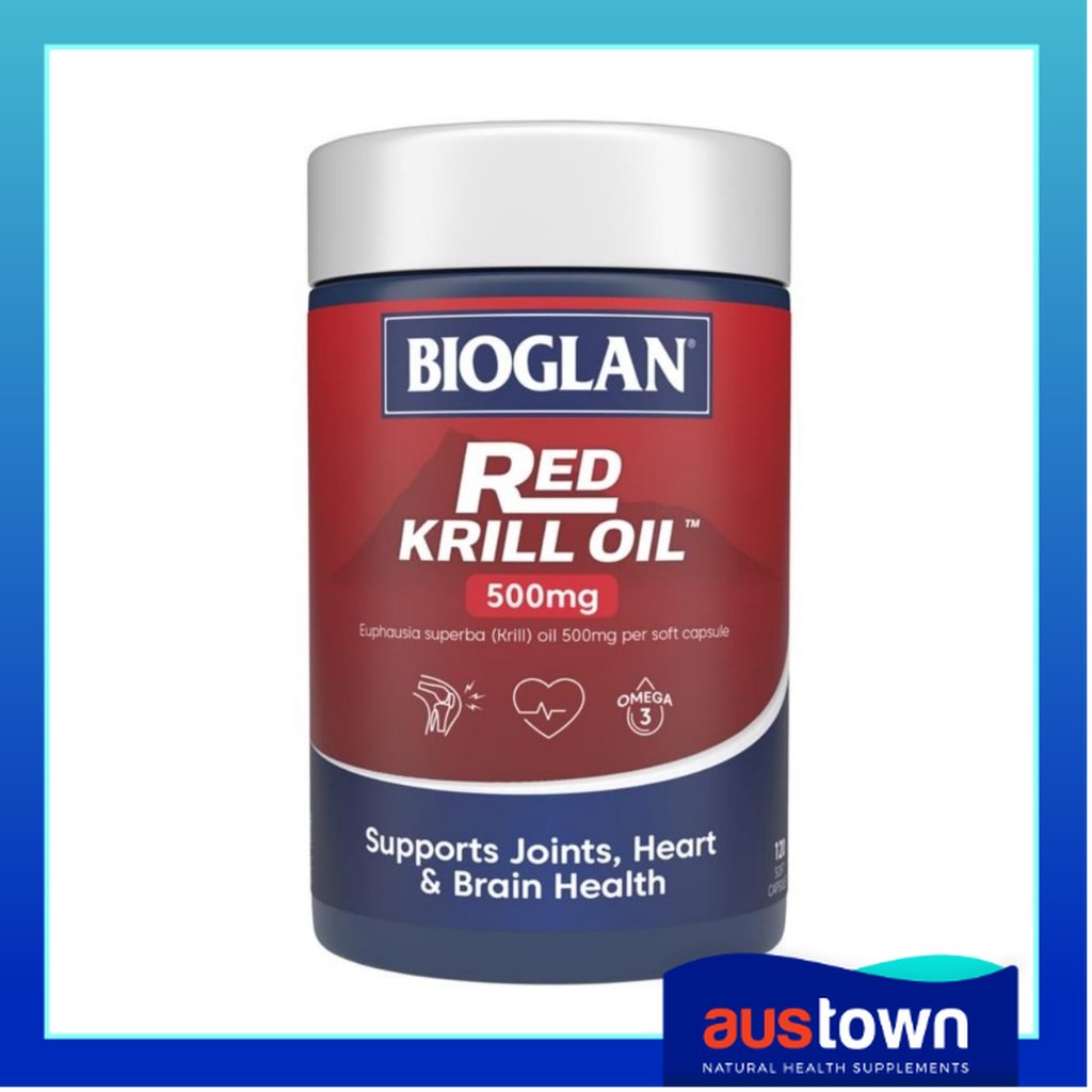 Bioglan Red Krill Oil 500mg 120 Soft Capsules Shopee Malaysia