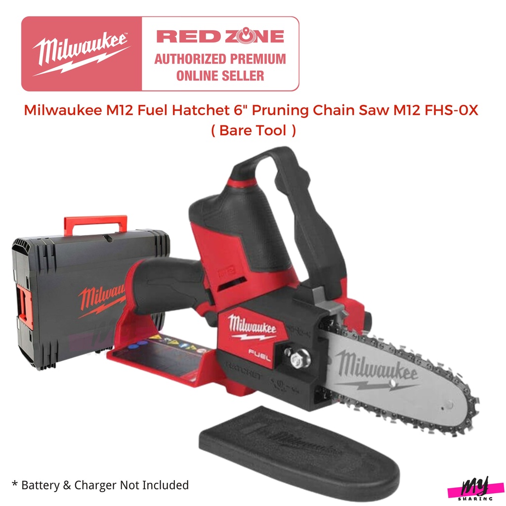 Milwaukee M12 Fuel Hatchet 6" Pruning Chain Saw M12 FHS0X ( Bare Tool