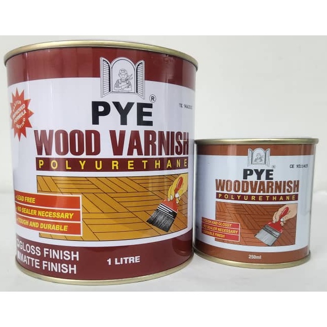PYE WOOD VARNISH POLYURETHANE (250ML / 1L) Shopee Malaysia