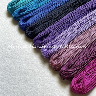 0.5/0.8/1.0/1.5/2.0/2.5/3.0mm Colorful Waxed Cord Cotton Thread Cord String  DIY Necklace Bracelets Rope For Jewelry Making