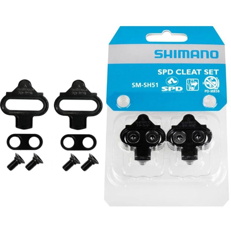 Bike Cleats Compatible With Shimano SPD SM-SH51, Spinning Indoor Cycling And Mountain Biking Bicycle Cleat Set For Men & Women Clipless Cycling Shoes
