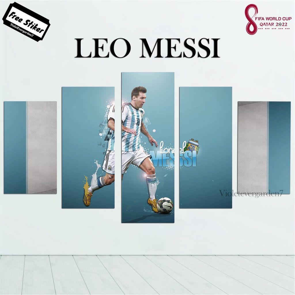 HIASAN DINDING Lionel MESSI Paste POSTER/ AESTHETIC Room Wall ...