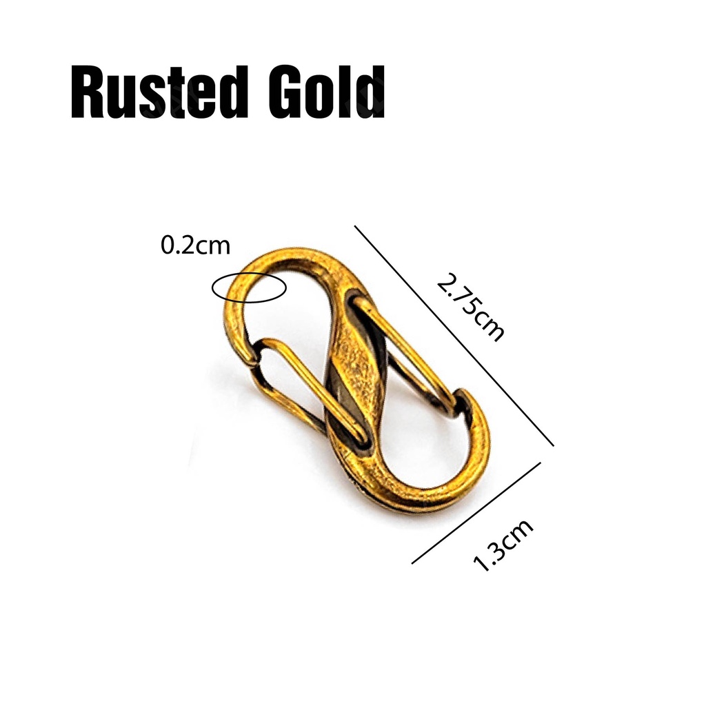 Idealway S Shape Handbag Chain Strap Metal Buckle Adjustable Shortening