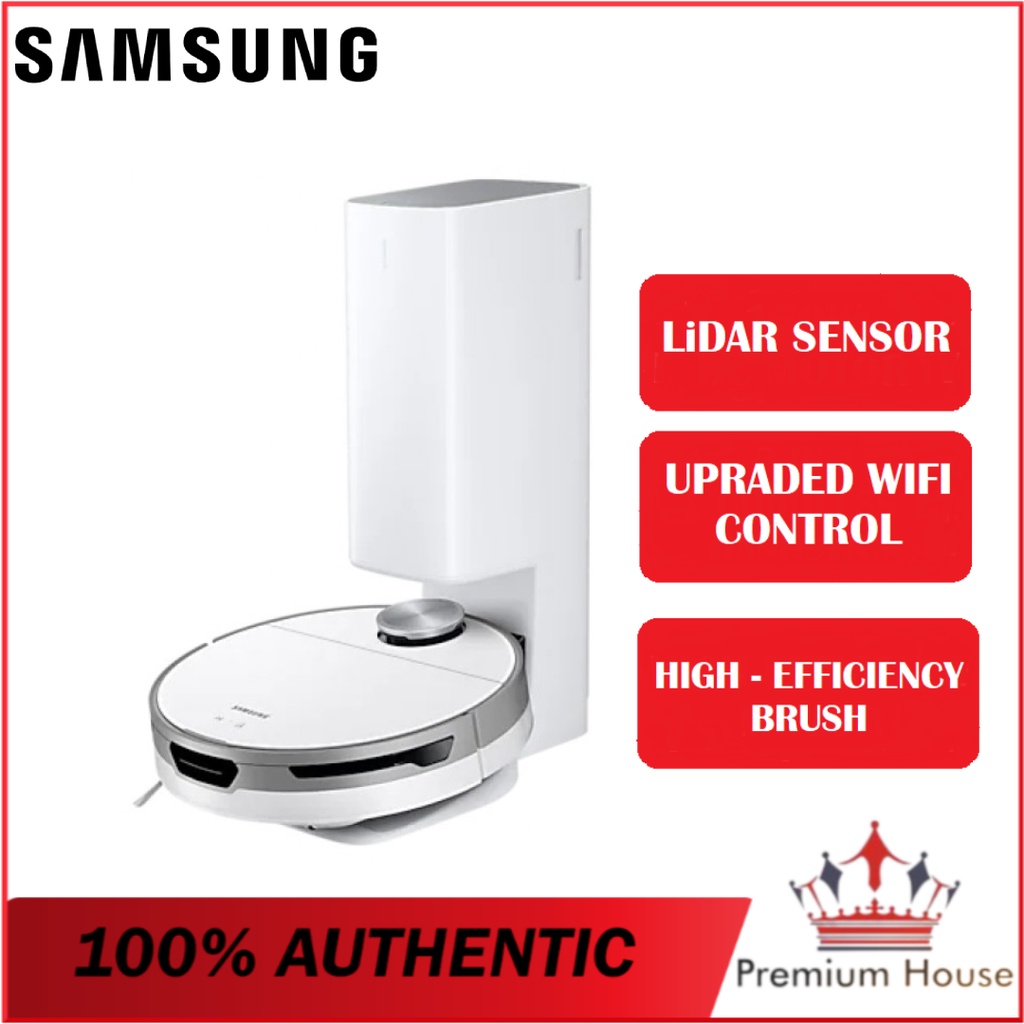 Samsung Robotic Vacuum Cleaner VR30T85513W/ME Jet Bot+ with LiDAR