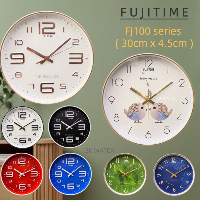 Fujitime / Simple Wall clock / Jam Dinding / SKP Movement