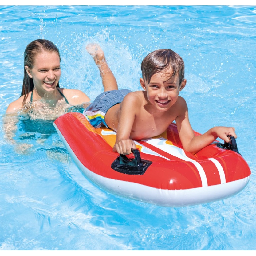 INTEX Children Kids Inflatable Swimming Floating Row Kick Board 58165 ...