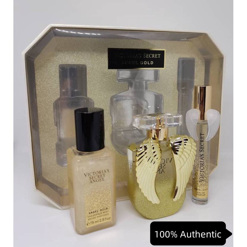 [Victoria's Secret] Angel Gold 3in1 Set original perfume fragrance ...