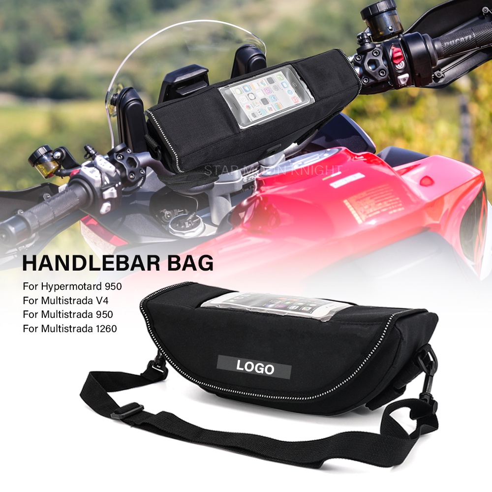 Waterproof Bag Storage Handlebar bag For Ducati Multistrada 1200 950
