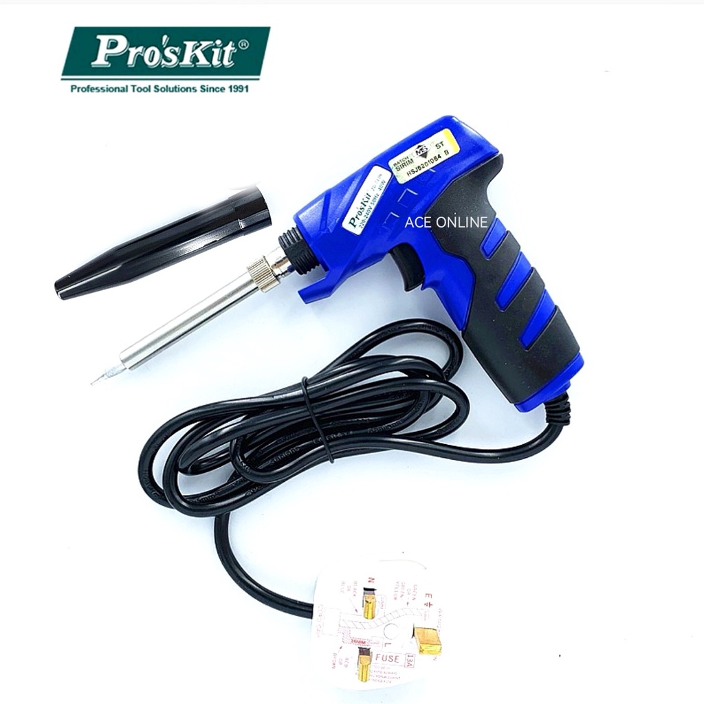 Pro'sKit ZD-723N Convertible Soldering Iron AC240V 40W with UK Plug Top ...