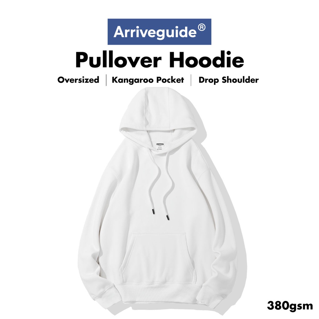 Arrive Guide Unisex Micro-Elastic Comfort Jacket Hoodie - White ...
