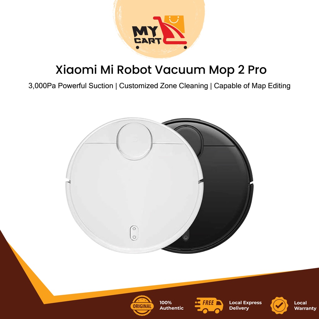 [Ready Stock] Xiaomi Mi Robot Vacuum Mop 2 Pro > 3,000Pa Powerful