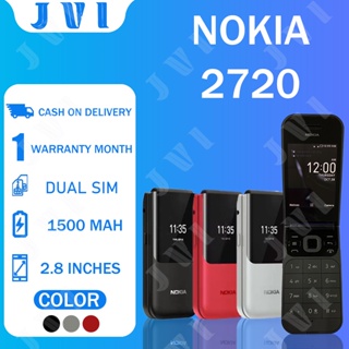 Nokia 2720 flip phone 2G version dual card dual screen button phone