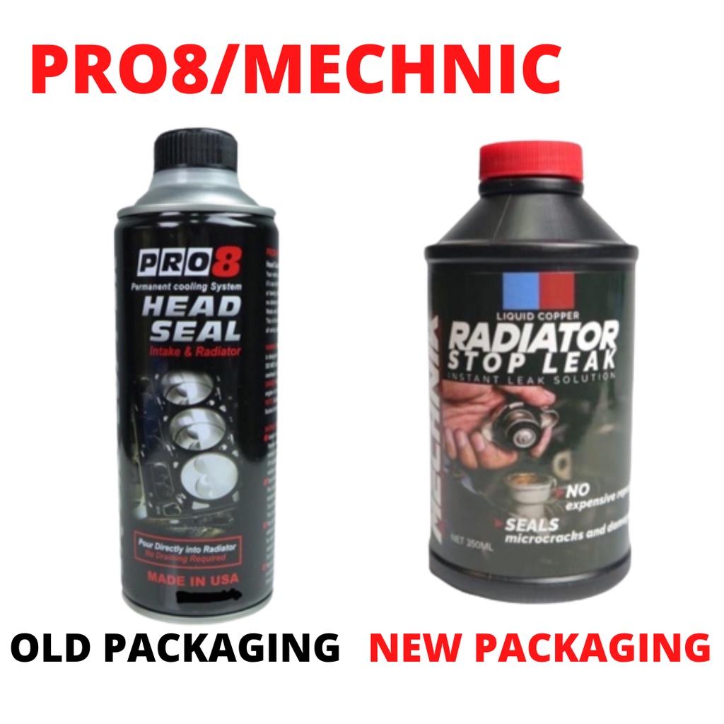PRO8 Head Seal Coolant Stop Leak Radiator Seal Liquid Cooper Tampal Gasket Head Bocor Shopee