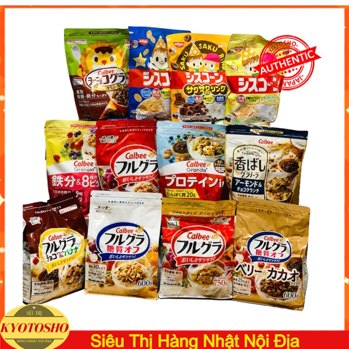 Calbee Cereals, Japanese Fruit Cereals _ Calbee Diet Weight Loss _ mix Yogurt Fruit For