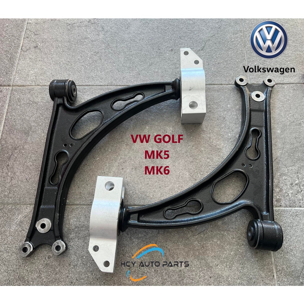 ORIGINAL LEMFORDER VOLKSWAGEN GOLF MK5 MK6 LOWER ARM WITH BUSH ( STEEL