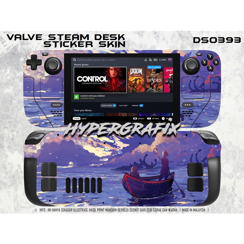 Steam Deck Sticker Skin 393 | Shopee Malaysia