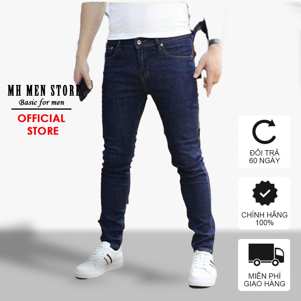 4way Stretchy Men'S Jeans, Dark Green Men'S Jeans, slim fit Form