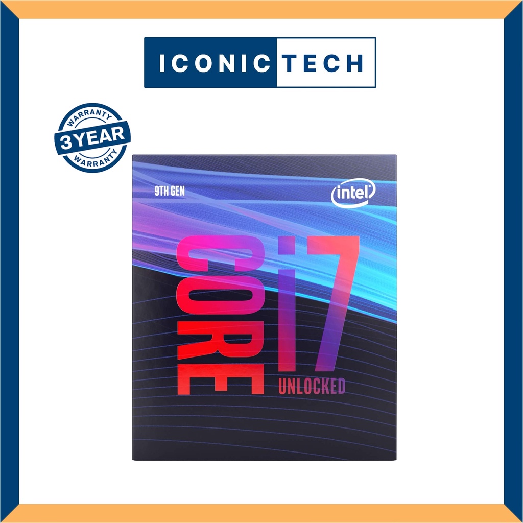 Intel Core i7-9700K 3.6 GHz Eight-Core LGA 1151 Processor (i7