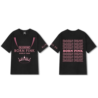 Kpop BLACKPINK BORN PINK WORLD TOUR JAPAN T-SHIRT 2023 Tshirt Unisex Cotton  TEE