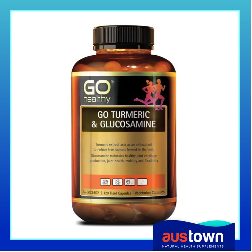 GO Healthy Turmeric 30000+ 1-A-DAY 60 Hard Vege Capsules