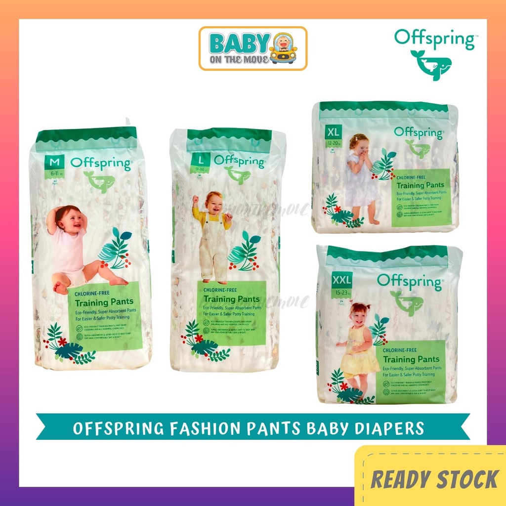 OFFSPRING Chlorine Free Baby Diapers Fashion Pants (Sabah) Shopee