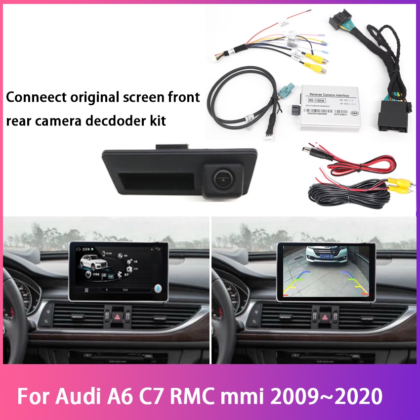 For Audi A6 C7 RMC mmi 2009~2020 CCD Full HD Reverse Camera Interface ...