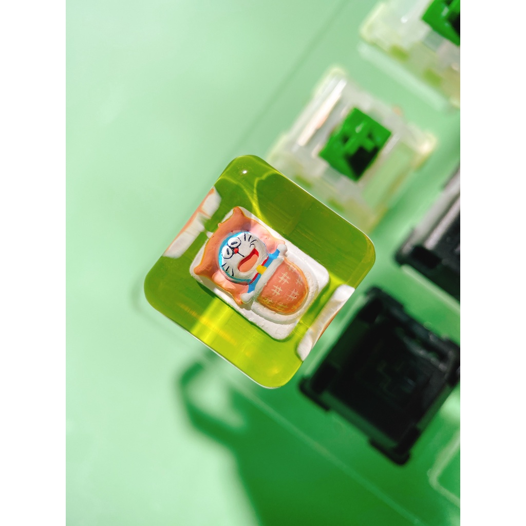 Doraemon mechanical keyboard button - Doremon keycap - Nobita keycap ...