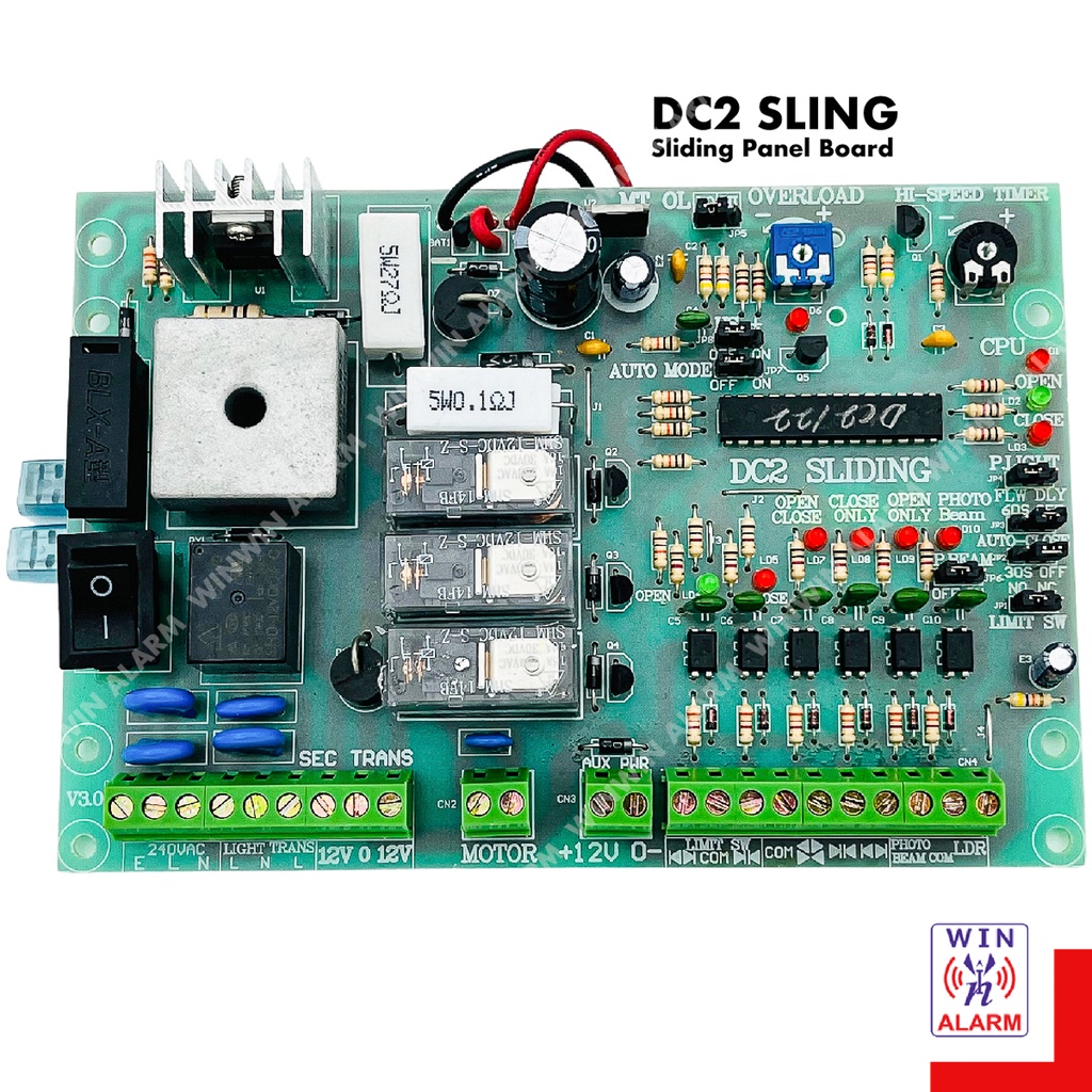 DC2 Sliding - Autogate DC Sliding (Limit Switch Type) Control Panel ...