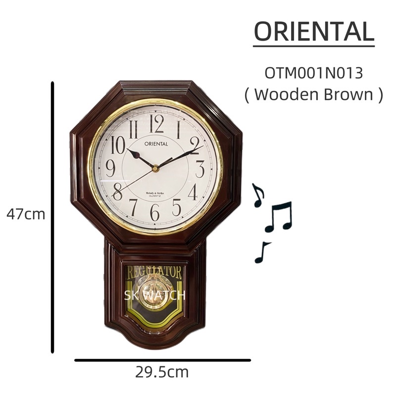 Oriental Wall Clock / Chime Wallclock / Melody Wallclock / Pendulum