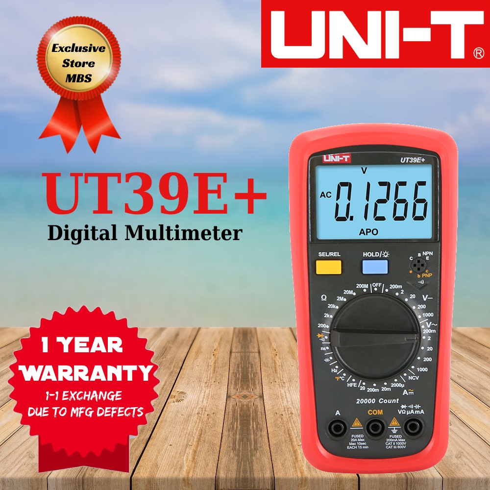 UNI-T UT39E+ Digital Multimeter | Shopee Malaysia