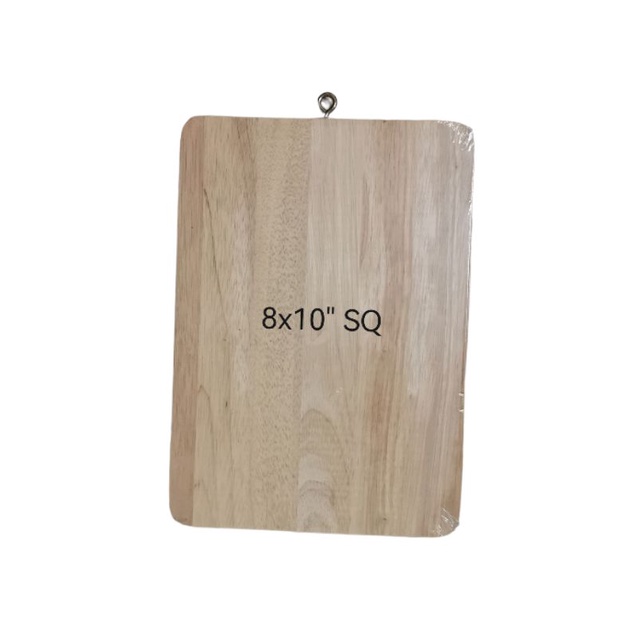 KAYU PAPAN PEMOTONG ( Kayu Getah ) WOODEN CUTTING ROUND/RECTANGLE BOARD