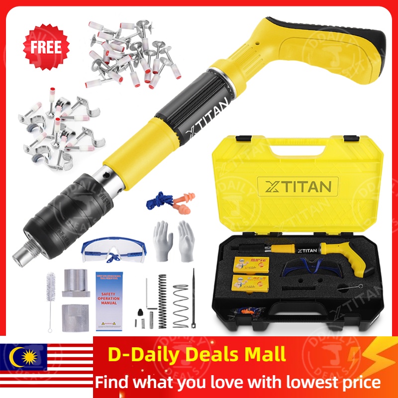 XTITAN 7.2mm Nail Gun Powerful Fast Fastening Tool Multifunction Nail