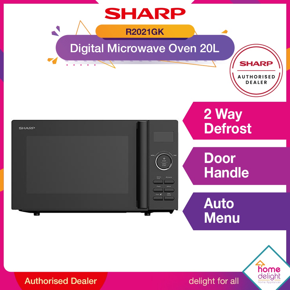 Sharp Digital Microwave Oven 20L [ R2021GK ] | Shopee Malaysia