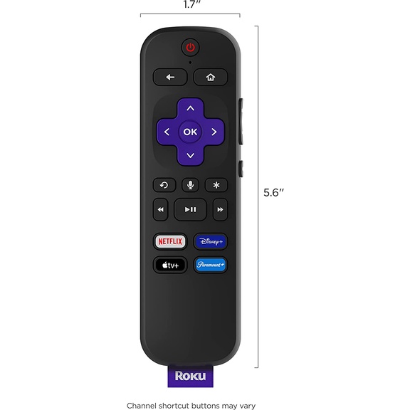 Roku Remote | Roku Voice Remote for Roku Express Streaming Stick Roku ...
