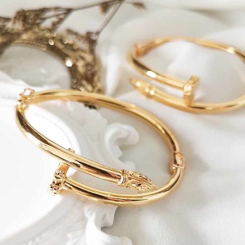 Bangle Paku Exclusive Emas 916 Tulen | Shopee Malaysia