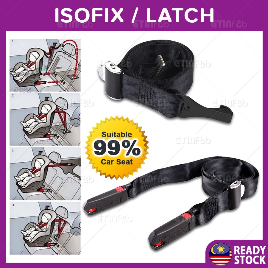 Isofix latch clearance