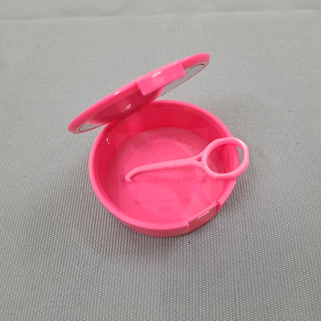 Set Of 2 Dishes Transparent Braces Tray Box, Braces Hook, Orthodontic