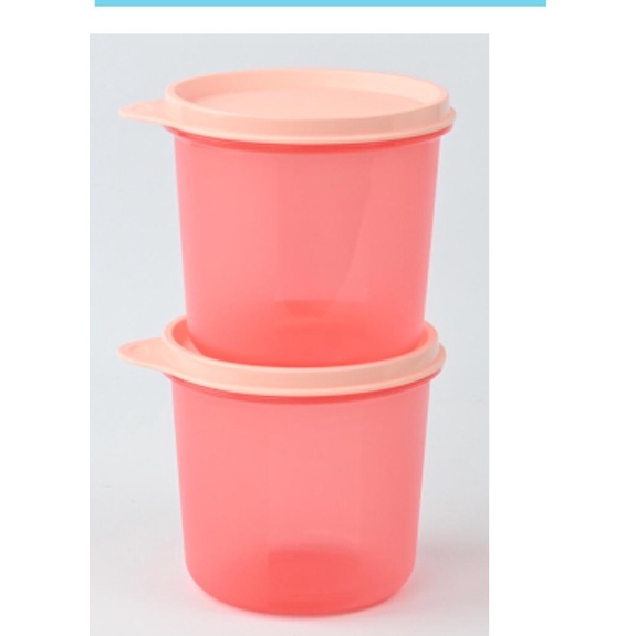 Tupperware compact high bowl 650ml peach (2pc) | Shopee Malaysia