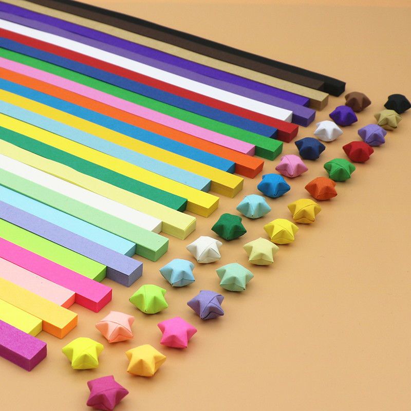 ⭐READY STOCK⭐ Origami Star Paper Wishing Folding Lucky Star Paper ...