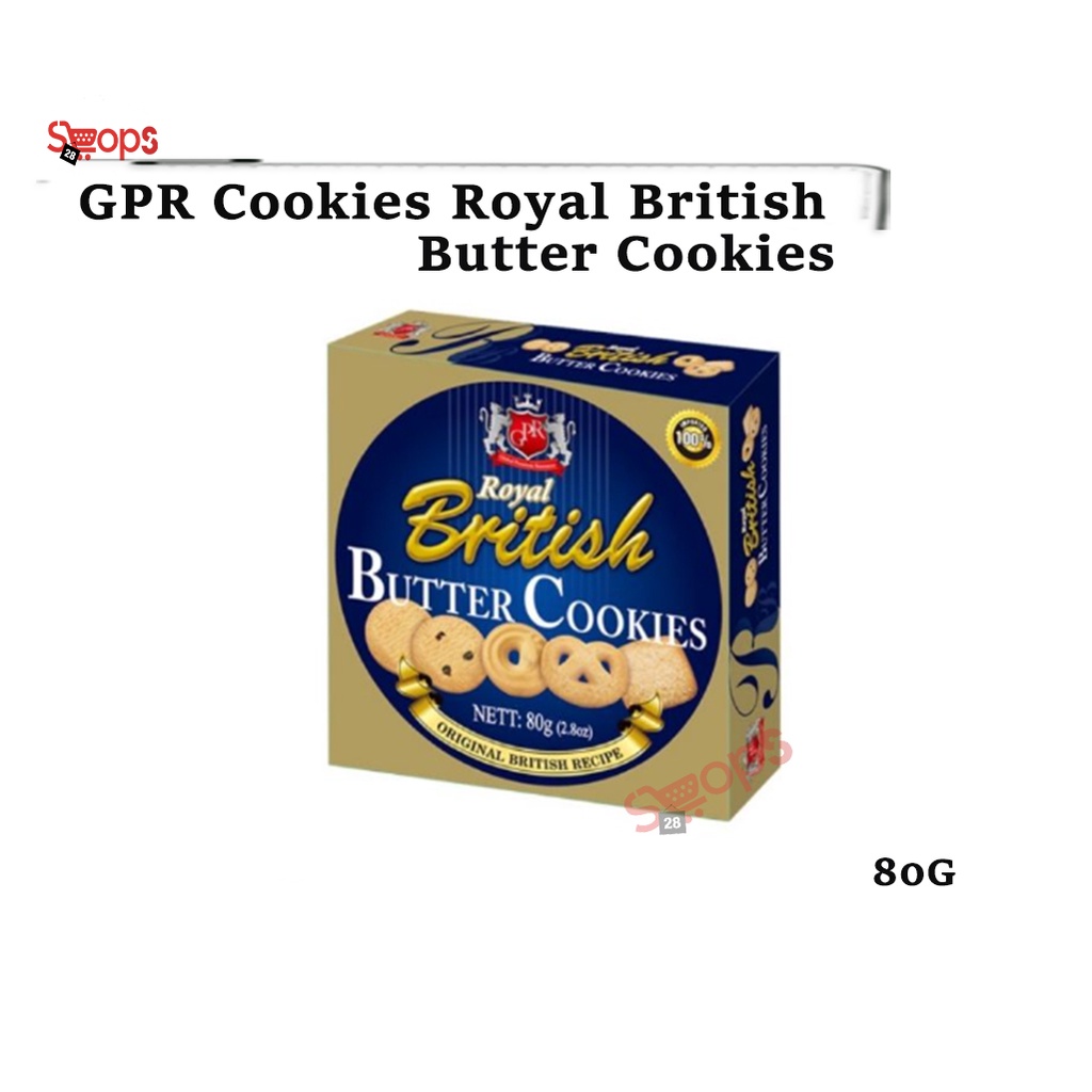 GPR Cookies Royal British Butter Cookies 80g Shopee Malaysia