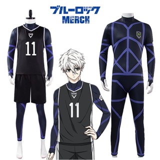 Anime Blue Lock Nagi Seishirou Team Uniformes Brancos Cosplay Traje Bachira  Meguru Peruca Futebol Jersey Roupa Esportiva Chigiri Hyouma - Escorrega o  Preço