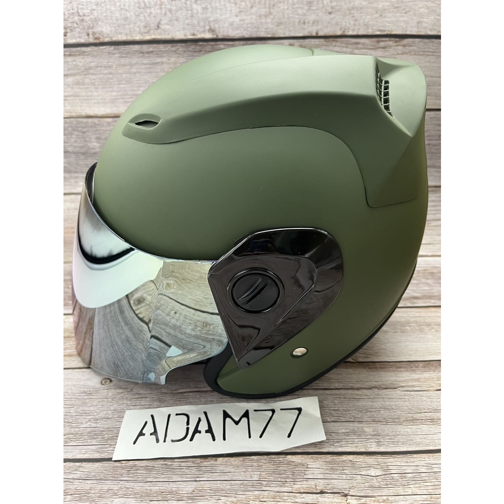 HELMET MURAH SIAP VISOR RAINBOW / MOTORCYCLE ROAD MOTOSIKAR Y15ZR EX5