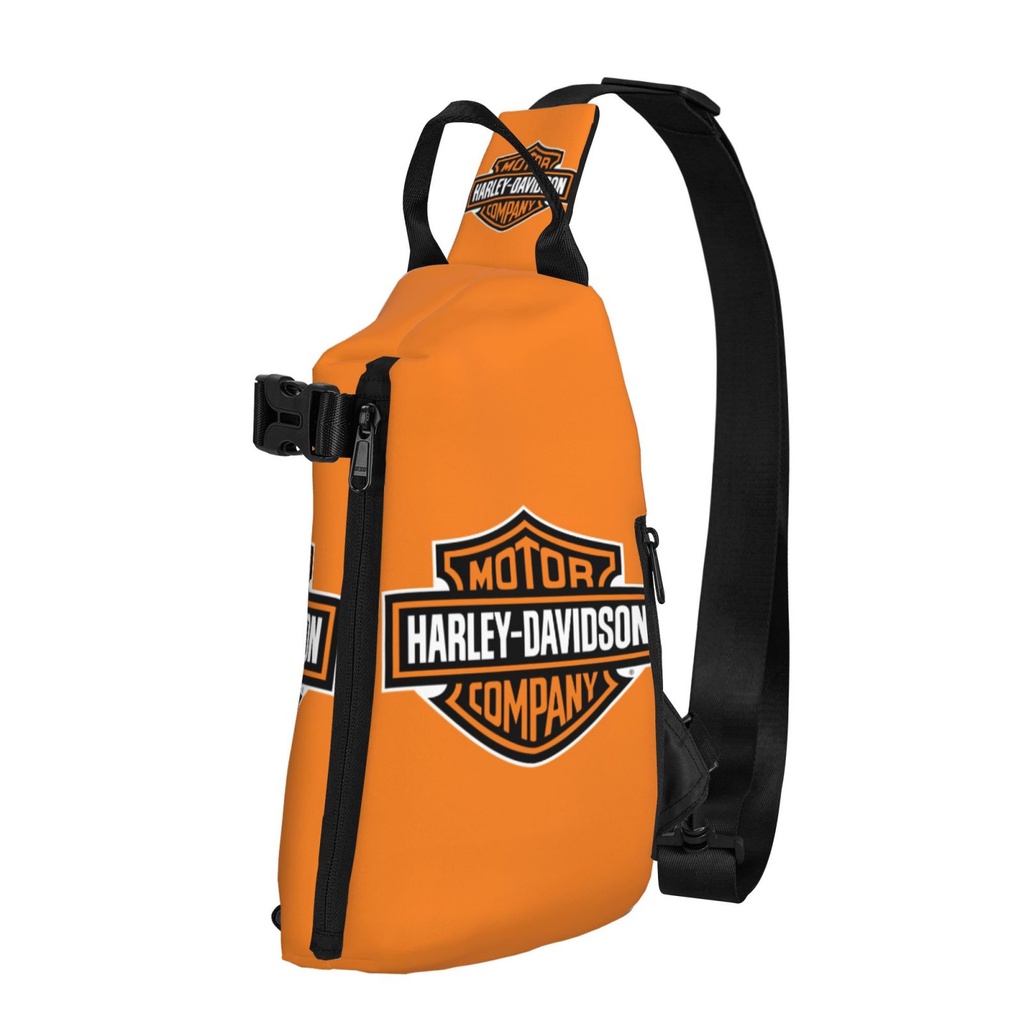 Harley Davidsons Men's Trendy Casual Messenger Chest Bag Casual