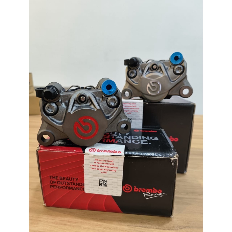 Brembo Caliper 2Pot P34 Silver Red Logo Original Brembo Y15 Y16 Lc