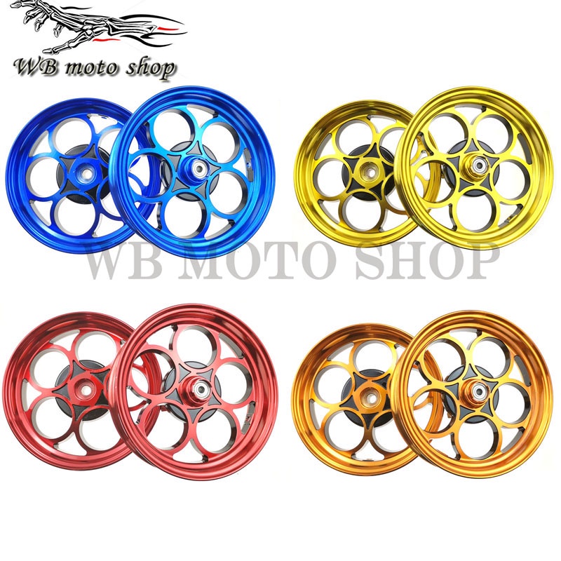 DIO motorcycle modified Aluminum Alloy front back wheels Rim Disc brake