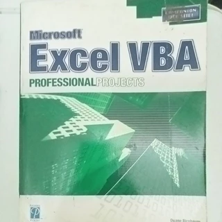 Microsoft Excel VBA Professional Projects Buku Excel professional