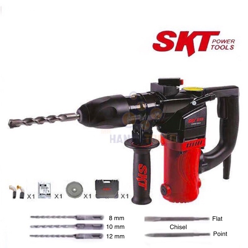 SKT 2618 1100W 26MM Professional Rotary Hammer Demolition Drill with