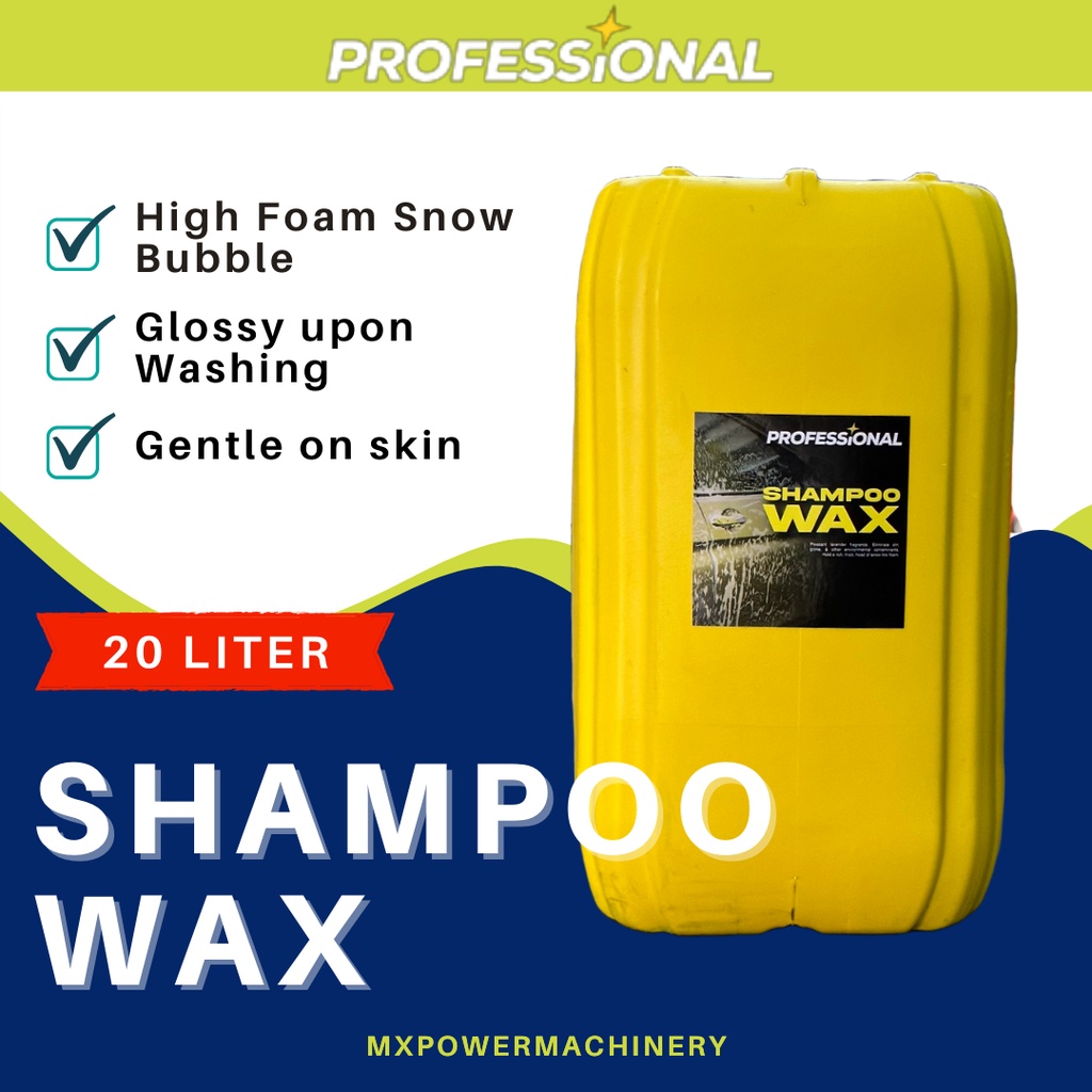 PROFESSIONAL Shampoo Wax / Gold Colour / Snow Foam / High Foam Car