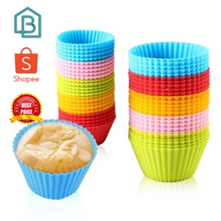 12/24pcs Silicone Baking Cups Reusable Cupcake Liners Cupcake Mold  Non-stick Extra Large Muffin Pans Big Cupcake Holders - AliExpress