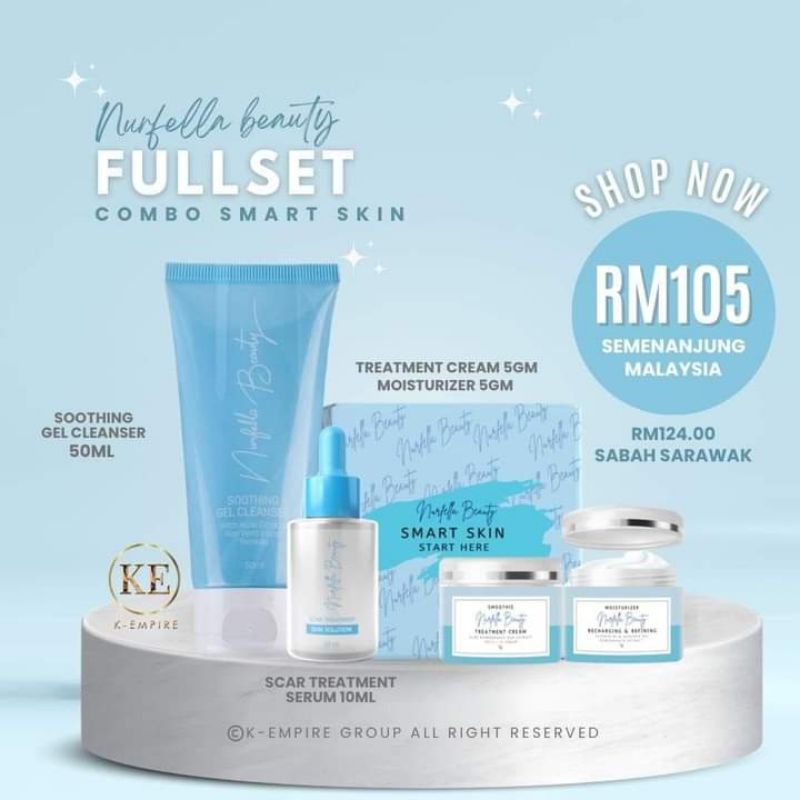 SCAR TREATMENT SERUM SKIN SOLUTION & BEAUTY BOX BY NURFELLA Shopee